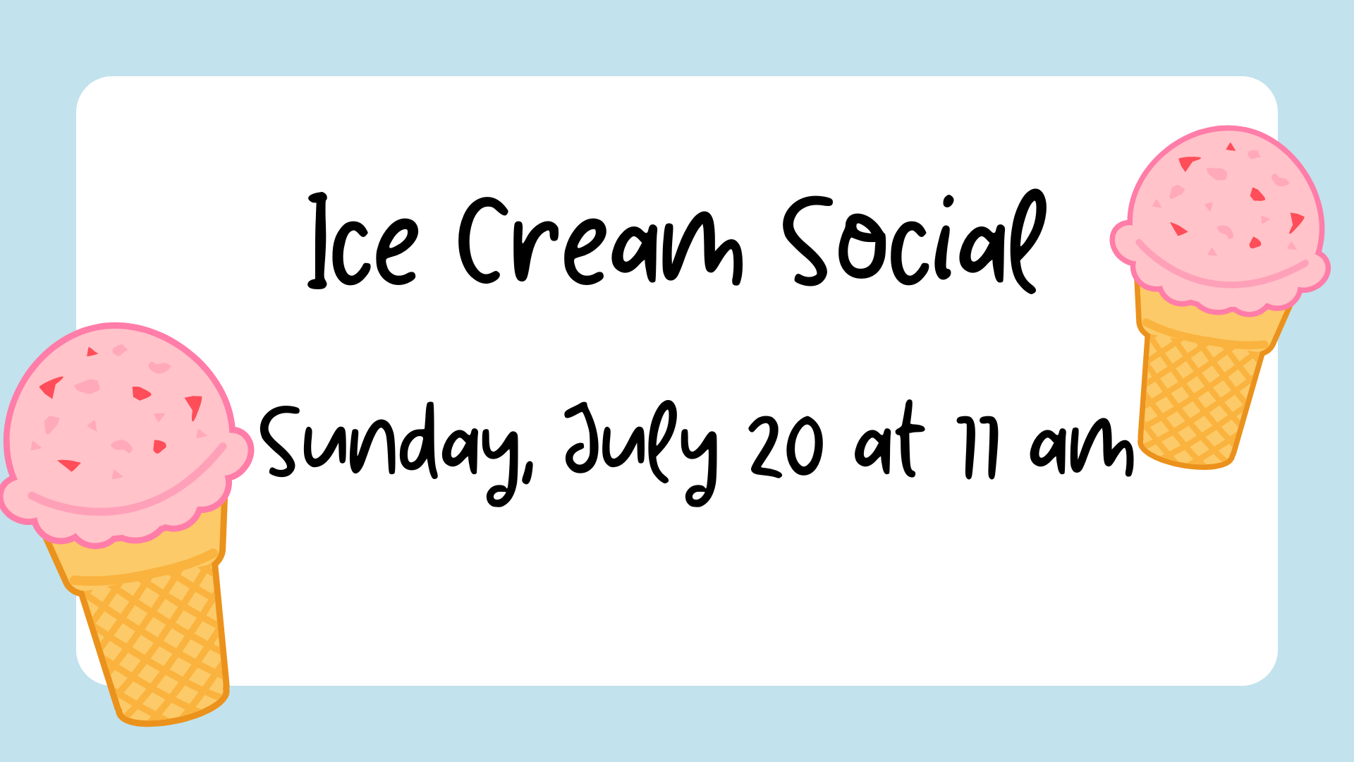 Ice Cream Social